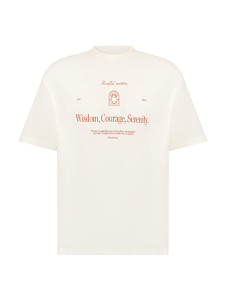 Wisdom, Courage, Serenity Mindful T-Shirt